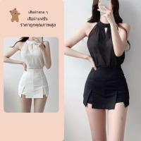 ราคา กระโปรงทรงเอ งานเย็บละเอียด เเบบผ่าข้าง กระโปรงนักศึกษาทรงเอ ทรงเอ ผ่าหน้า-ผ่าหลัง #8824 (27559901207)