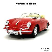 ราคา โมเดลรถ PORSCHE 356B สีแดง (Scale 1:24) (1009379245)