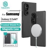 ราคา Nillkin Magnetic Fold Case Samsung Galaxy Z Fold7 / Fold 7 Case Frosted Shield Anti ลายนิ้วมือกันกระแทกฝาหลัง (26138914770)