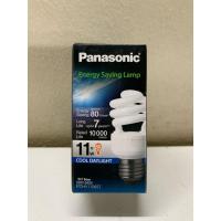 ราคา หลอดตะเกียบ หลอดประหยัดไฟ ทอนาโด ขั้วเกลียว E27 11W Panasonic แสงขาว (25195922649)
