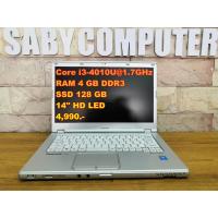 ราคา Notebook โน๊ตบุ๊คมือสอง Panasonic i3 RAM 4GB/SSD 128GB/จอ 14"/มีกล้อง (15249514996)