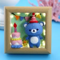 ราคา ชุดงานฝีมือ DIY ผ้าขนสัตว์ริลัคคุมะ ชุดกรอบริลัคคุมะ DIY (27236442129)