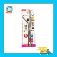 ราคา หลอดดูดน้ำ หลอดyeti หลอดเยติ สีเงิน สีไทเท Food-Grade แสตนเลส สแตนเลส พร้อมแปรงล้างหลอด (2575720828)