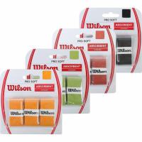 ราคา Wilson Pro Soft Overgrip Gold (แพ็คละ 3 อัน) (22882845203)