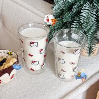 ราคา (พรี รอไม่นานเลยนะ) HEYHOMI—แก้วน้ำทรงสูง หนา2ชั้น ลายน้องคิตตี้ kitty สุดคิ้ว! สายคอนเท้นต์อย่างเราๆ ต้องห้ามพลาดค่ะ (42515004217)