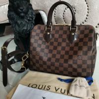 ราคา LV Speedy Ban Damier size 25 ปลายปี 17 สายแข็ง ภายในสะอาด ซักแห้งเรียบร้อยแล้ว ใบเสร็จปี 18 (1682905782)