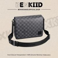 ราคา Hot bag LOUIS VUITTON bag black รักนะ กระเป๋าสะพาย N42710 (26025488399)