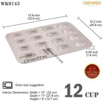 ราคา Madeleine Non-Stick Mold / Madeleine Cake Pan Chefmade - WK9743 (42355722438)