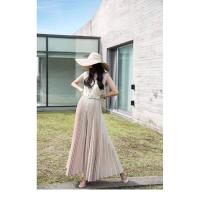 ราคา Pretty jumpsuitชุดจั้มสูทกางเกงอัดพลีทสีดำ (4369987990)