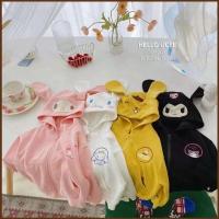 ราคา BH2 Sanrio Kuromi Cinnamon Pompom Purin เสื้อกันหนาวแบบฮู้ดแขนยาว สำหรับฤดูใบไม้ร่วง (43670525443)