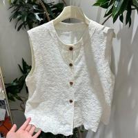 ราคา ฤดูร้อนสไตล์ใหม่ใหม่สไตล์จีนลูกไม้กลวงรอบคอเสื้อแขนกุดสำหรับผู้หญิง (43224389420)