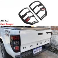 ราคา Crlseo Ford Ranger T6 T7 T8 2012 - 2018 รถกระบะ Wildtrak Raptor ฝาครอบไฟท้าย ABS สีดํา Matte ภายนอกด้านหลังโคมไฟ Hoods รถอุปกรณ์เสริม (26228423685)