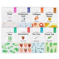 ราคา Etude House 0.2 Therapy Air Mask Sheet (Olive, Tea Tree, Camellia, Madecassoside, Hyaluronic Acid, Strawberry, Pearl) (7413289182)