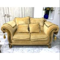 ราคา โซฟาหลุยส์สีครีมทอง 6 ที่นั่ง (1774730583)