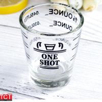 ราคา แก้วตวง ถ้วยตวงแก้ว แก้วตวงน้ำเชื่อม และ กาแฟ ขนาด 1 Shot 45 ml. One Shot Glass (4363071004)
