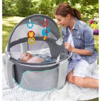 ราคา Fisher Price เป็นทั้งที่นอน กระโจม คอก เพเพ้น มีมุ้ง ของเล่นเป็นยางกัดได้ (23443895346)