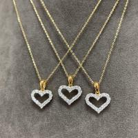 ราคา Zign Jewelryสร้อยคอพร้อมจี้หัวใจทองแท้ 9เค ประดับด้วยเพชรสวิส วิบวับ✨✨น่ารักมากๆของแท้100%มีบัตรรับประกัน (3929000143)