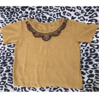 ราคา เสื้อชีฟอง สีเหลืองมัสตาร์ด (316802441)