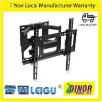 ราคา Leigu ขาตั้งติดผนัง แบบแขนคู่ สีดํา LCDB-F403 สําหรับหน้าจอแบน 26-55 นิ้ว (22269199095)