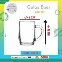 ราคา ถ้วยจับแก้วใส/ถ้วยชาจับ/แก้วเบียร์/แก้วเบียร์/แก้วหยาบครึ่ง (6 ชิ้น) (40220778323)