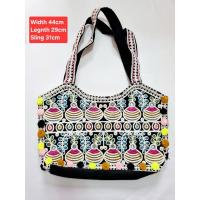 ราคา (ส่งฟรี) กระเป๋าแนวอินเดีย กระเป๋าสะพายข้างใบกลาง (25263924131)