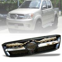 ราคา หน้ากระจัง กระจังหน้า พร้อมโลโก้ TOYOTA VIGO 2004-2007 ปี รุ่น ชุบคิ้วโครเมี่ยม คิ้วดำ (44100170070)