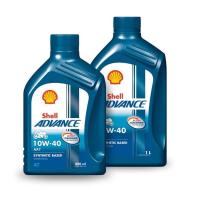 ราคา น้ำมันเครื่อง Shell Advance AX7 4T 0.8L / 1.0L JASO MA2 API SN (16669014733)