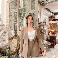 ราคา ชุดเซตสูท 3 ชิ้นสีน้ำตาล งานป้าย Bellita SizeL ***มือ1ป้ายห้อย (19241111680)