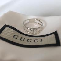ราคา gucci Interlocking G ring silver size 18 / 58 women แหวนกุชชี่ มือ 1 ของแท้ แบบผู้หญิง อุปกรณ์ครบ (27473140808)