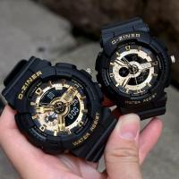 ราคา D-ZINER นาฬิกาข้อมือสปอร์ต คู่รัก แบรนด์แท้ กันน้ำได้100% สายยาง ไฟออโต้ไลฟ์ ขนาด 45 & 50 มม (19432534074)