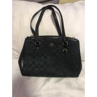 ราคา กระเป๋า Coach ถังสีดำลาย C ของแท้ (6380490355)