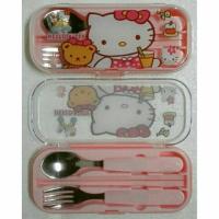 ราคา ชุดช้อนเด็กลาย Hello Kitty Hello Kitty ช้อน ส้อม ตะเกียบเด็ก Hello Kitty (6481027201)