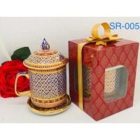 ราคา แก้วมัคเบญจรงค์ (ลายพิกุล ดอกเหลือง) (3504612402)