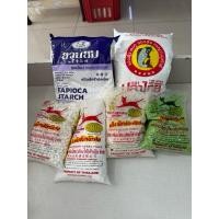 ราคา สาคูขาวเล็ก สาคูขาวเม็ดใหญ่ สาคูหยก แป้งมันตราแมว 500กรัม แป้งมันตราปลาไทย 1กิโลกรัม (27724964197)