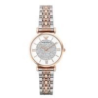 ราคา EMPORIO ARMANI นาฬิกาข้อมือ Retro Crystal Pave Dial - Multi-color รุ่น AR1926 AR1925 AR1907 AR1908 AR1909 32mm (27202140365)