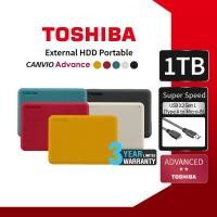 ราคา Toshiba External (1TB) USB 3.2 SuperSpeed, HDD 2.5 รุ่น Canvio Advance V10Security/Auto-backup สี Green/Black/Red/White (15272073820)