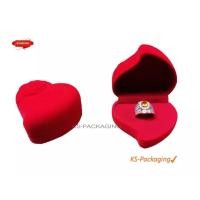 ราคา กล่องกำมะหยี่ หัวใจกุหลาบใส่แหวน สีแดงในแดง 1 ชิ้น (4960607087)