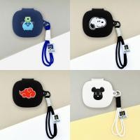 ราคา For EarFun Air Pro4 Case Cartoon Sanrio Lanyard Pendant EarFun Air Pro4 Silicone Soft Case Cute Snoopy Shockproof Shell Case Protective Cover (29721629379)