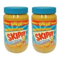 ราคา Skippy Creamy Peanut Butter สกิปปี้ เนยถั่วทาขนมปัง ชนิดบดละเอียด 1000g. (2กระปุก) (24302810195)