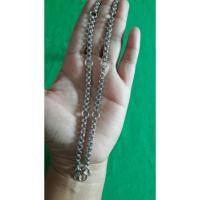 ราคา สร้อยคอสแตนเลสแท้28" ห้อยพระ7 องค์ (847908174)