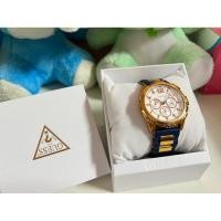 ราคา นาฬิกา GUESS ของแท้ 100% รุ่น W0325L8 ตัวเรือนสแตนเลสสีโรสโกลด์ หน้าปัดสีขาว สายสิลิโคนสีน้ำเงิน (40404580029)