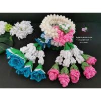 ราคา พวงมาลัย​ ถักจาก​ไหมพรม​ สำ​หรับ​มอบให้ผู้ใหญ่​ในโอกาสต่างๆ​ พวงมาลัยวันพ่อ​ พวงมาลัยวันแม่​ พวงมาลัยวันเกษียน​ ใส่กล่อง (12243925747)