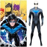 ราคา DC Nightwing ชุดบอดี้สูทและมาสก์ตาร็อบินสำหรับคอสเพลย์ (44321020289)