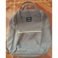 ราคา กระเป๋าเป้ anello canvas square mini สีเทา (4734009593)