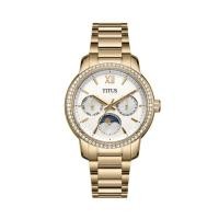 ราคา Solvil et Titus (โซวิล เอ ติตัส) นาฬิกาผู้หญิง Devot มัลติฟังก์ชัน ควอตซ์ สเตนเสล 34.5มม.(W06-03262) (18687466031)