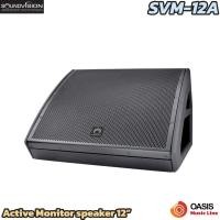 ราคา SOUNDVISION SVM-12A ลำโพงมอนิเตอร์ มีแอมป์ในตัว ขนาด 12 นิ้ว 700 วัตต์ Professional Active Stage Monitor 700 w (25111881793)