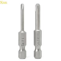 ราคา Xon 2 ชิ้น 50 มิลลิเมตรแม่เหล็ก 1 4 Hex Shank Tri-wing Y Tip สําหรับหัวไขควง Bits ชุด (43873530774)