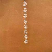 ราคา 14 มม. อะคริลิคลูกปัดเลียนแบบคริสตัลแปดเหลี่ยมม่านลูกปัดตกแต่งบ้านตกแต่งบ้านประตูม่านแสงจี้ม่านลูกป (24446892009)