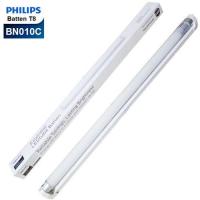 ราคา หลอดไฟ พร้อมขา LED Philips ชุดราง LED 9W ยาว 60cm 18W ยาว 120cm แถมตัวล็อคราง สายไฟออกกลาง (3538793757)