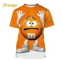 ราคา ใหม่ตลก 3d ช็อกโกแลต Bean พิมพ์เสื้อยืดแฟชั่นการ์ตูนแขนสั้น Cool Tops บุคลิกภาพกราฟิก Tees Y2k เสื้อผ้า Tee เสื้อ (43565610330)